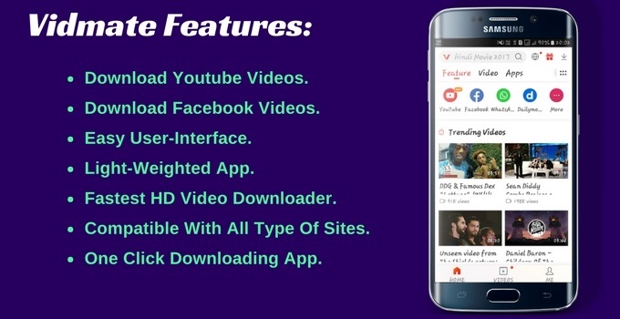 vidmate application download 2018