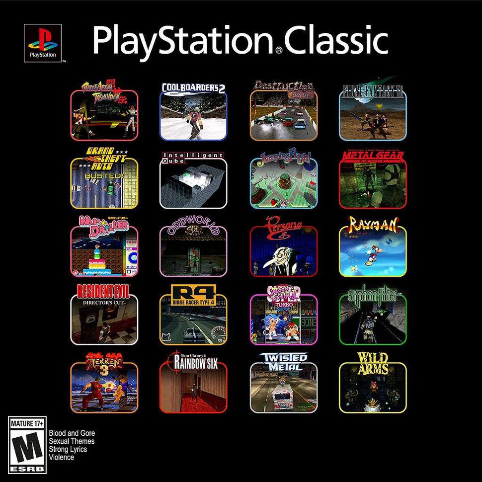 complete list of playstation 1 games