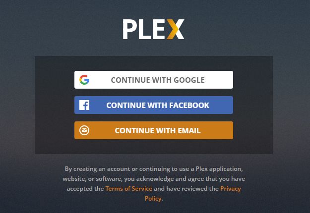 plex registration