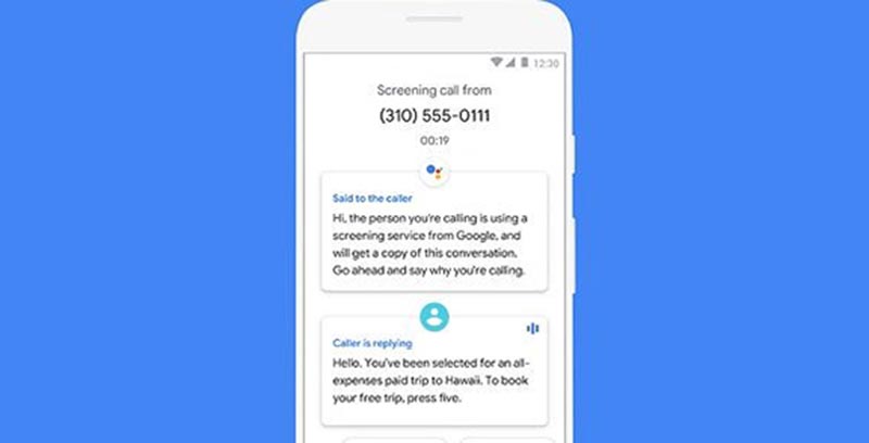 call screen feature android