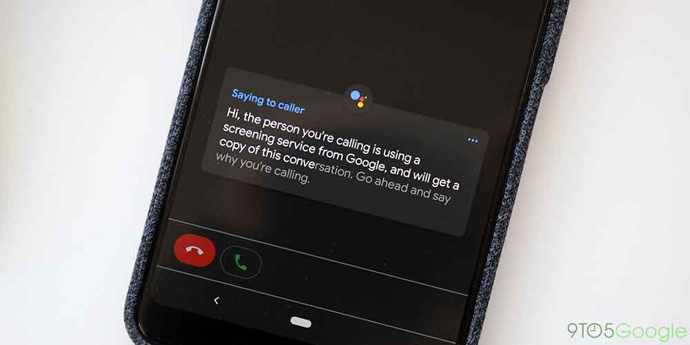 google pixel 3 call screen feature