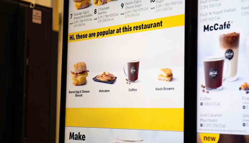 mcdonald drive thru menu