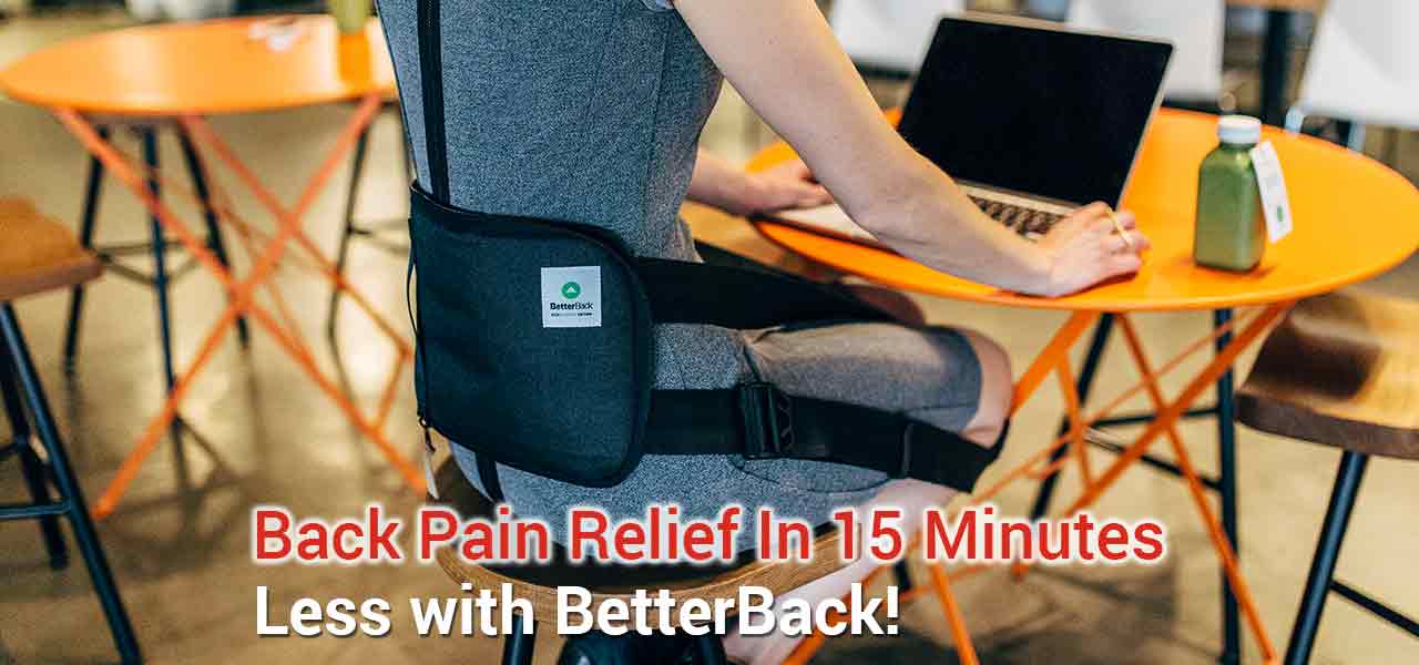 BetterBack - #1 Lower Back Support Posture Belt | As Seen on Shark Tank USA | ..