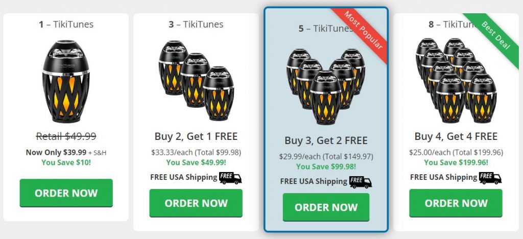 TikiTunes Price
