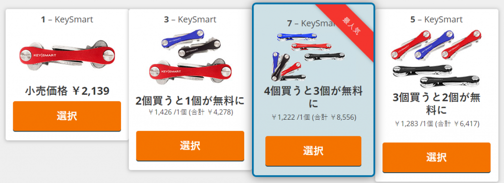 KeySmart価格