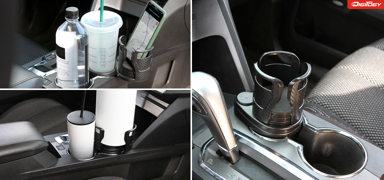 Limitless CupStation Expandable Dual Vehicle Cup Holder 