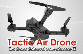 Tactic Air Drone: Um drone dobrável com câmera 4K